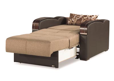 Sleep Plus Brown Polyester Chair Sleeper,Ottomanson (Previously Casamode)